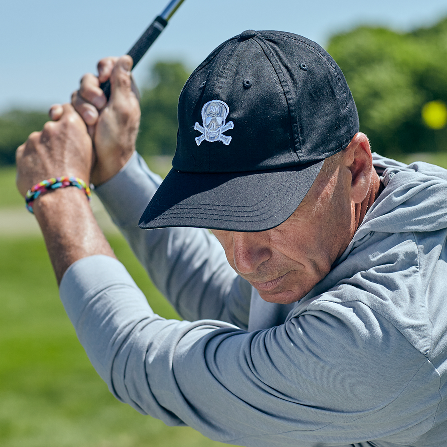 Rocco Mediate Logo Black Golf Hat