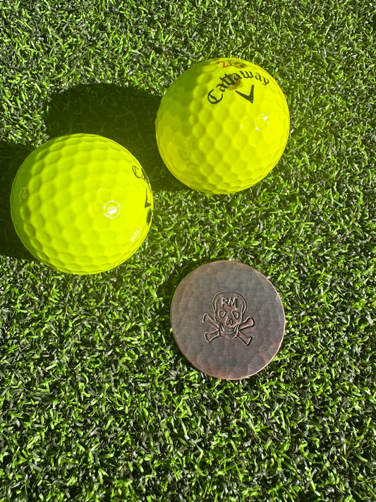 Hand Forged Custom Rocco Golf Ball Marker-Large